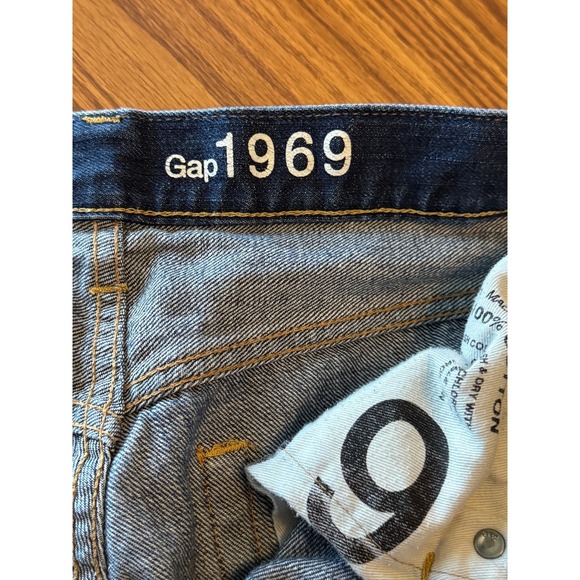 Gap 1969 Easy Fit Dark Wash Denim Jeans Mens Size 30 x 28 - Picture 5 of 12